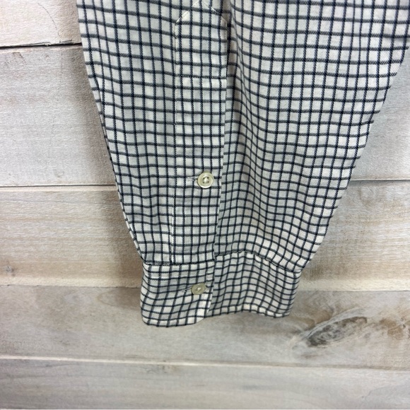 Ralph Lauren Blaire Button Down Shirt Men XXL Gray White Check Long Sleeve Logo - Picture 5 of 10